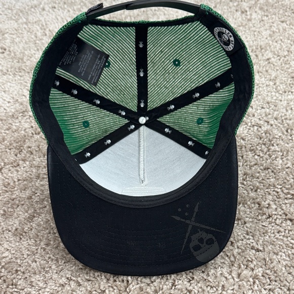 Sullen Art Co. Black and Green Trucker Hat - Picture 3 of 4